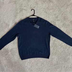 Daniel Hechter Deep Blue V-Neck Sweater